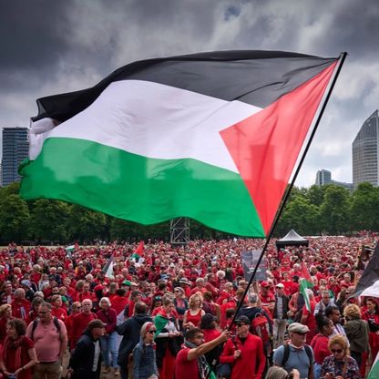 أكبر مظاهرة في هولندا خلال 20 عاماً تندد بحرب إسرائيل على غزة