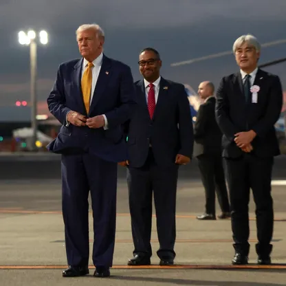 ترمب يصل اليابان.. والتجارة والإنفاق الدفاعي أبرز الملفات