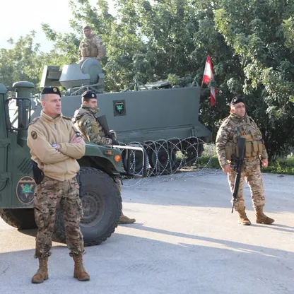 شاهد.. انتشار للجيش اللبناني في بليدا بعد توجيهات عون