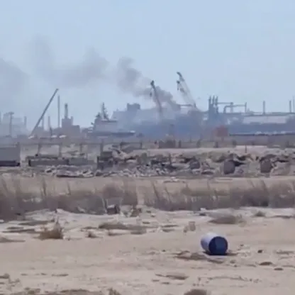 مصر: حريق سفينتي الغاز بميناء دمياط ناتج عن طائرة مسيرة