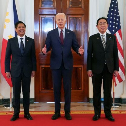 القمة الثلاثية بواشنطن.. تنديد بـ"سلوك عدواني" لبكين وتعهد بالدفاع عن الفلبين