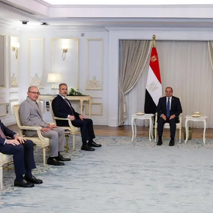 السيسي وفيدان يشددان على رفض "احتلال غزة" وتهجير الفلسطينيين ويدعوان لوقف النار