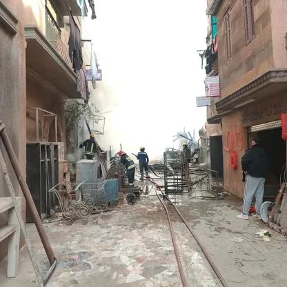 السيطرة على حريق "استوديو مصر" دون خسائر بشرية