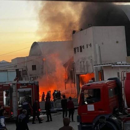 العراق.. وفاة 4 أطفال إثر حريق في مستشفى الولادة بالديوانية