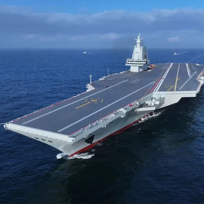 ثالث وأكثر حاملات الطائرات الصينية تطوراً تدخل الخدمة بنظام إطلاق كهرومغناطيسي