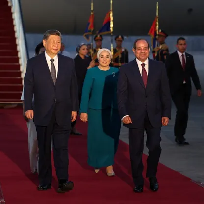 السيسي يستقبل شي جين بينج في مستهل زيارة رسمية إلى مصر