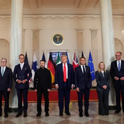 وسط توتر بين ضفتي الأطلسي.. مكالمة هاتفية بين ترمب وقادة أوروبا بشأن أوكرانيا