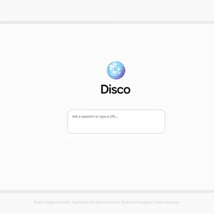 Disco.. جوجل تختبر خدمة جديدة تحول مواقع الويب لتطبيقات تفاعلية