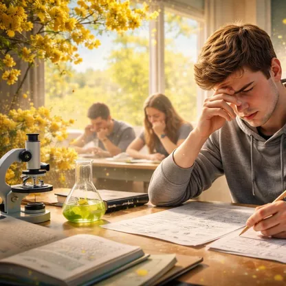 دراسة في فنلندا: التعرض لحبوب اللقاح يؤثر سلباً على نتائج الامتحانات