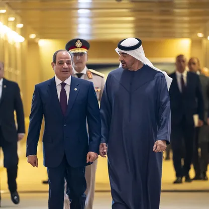 السيسي يستقبل الرئيس الإماراتي في "زيارة أخوية" إلى مصر
