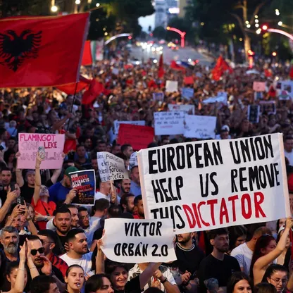 بعد "ثورة الفلامينجو".. تحذير أوروبي لألبانيا بشأن مشروع صهر ترمب