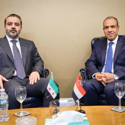 لقاء عبد العاطي والشيباني.. تأكيد مصري على وحدة سوريا ورفض لانتهاكات إسرائيل