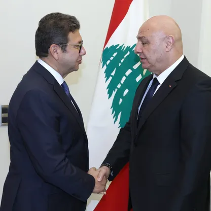 عون يبحث مع رئيس المخابرات المصرية "توسيع اتفاق شرم الشيخ ليشمل لبنان"