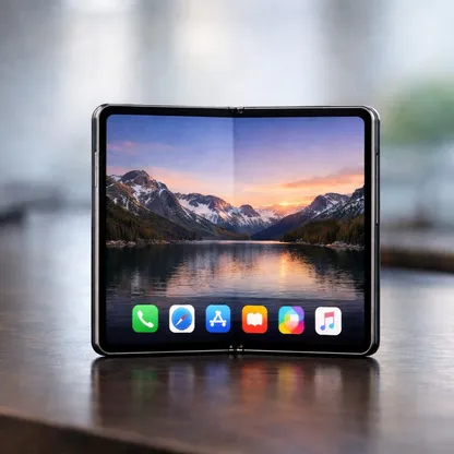 سامسونج تستعد لمنافسة أبل بطرح جهاز جديد قابل للطي