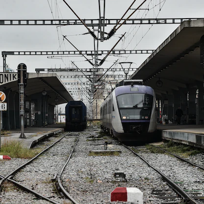 اليونان تستأنف حركة القطارات جزئياً بعد توقف 3 أسابيع بسبب حادث التصادم