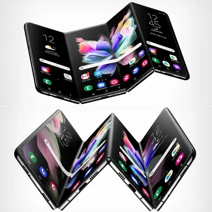 مواصفات هاتف سامسونج ثلاثي الطي: شاشة 10 بوصات عند الفتح و3 بطاريات