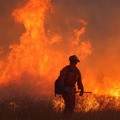 حريق غابات في كاليفورنيا.. ولوس أنجلوس تواجه مخاطر فيضانات