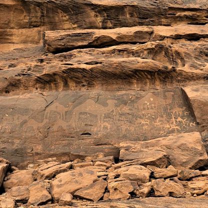 الفنون الصخرية أثر الإنسان القديم في الجزيرة العربية