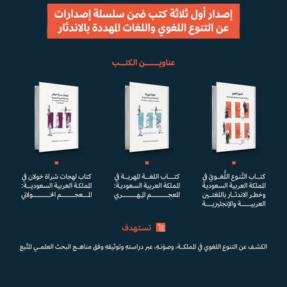 3 كتب جديدة عن التنوّع اللغوي في السعودية