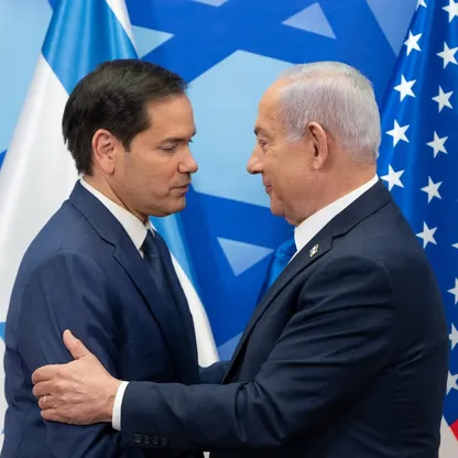 "أكسيوس": روبيو ونتنياهو يبحثان تطورات الأوضاع في إيران وسوريا وغزة