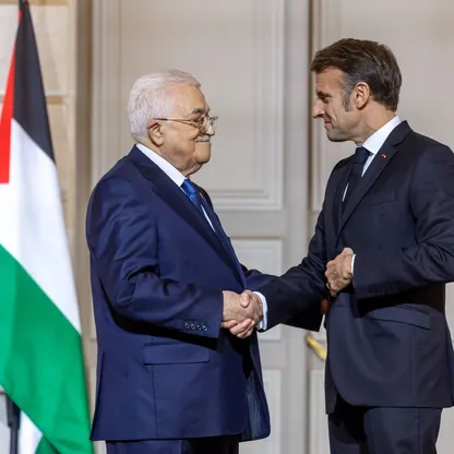 ماكرون: فرنسا ستساعد الفلسطينيين في صياغة دستور لدولتهم المستقبلية.. والضفة خط أحمر