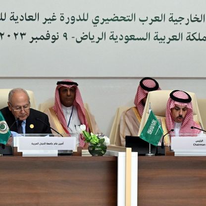 وزراء الخارجية العرب يبدأون الاجتماعات التحضيرية لقمة الرياض لبحث حرب غزة