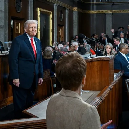 إيران في خطاب حالة الاتحاد.. ترمب يحذر من صواريخ تهدد أوروبا و"قد تصل" أميركا قريباً