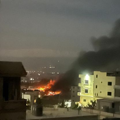 غارة جوية إسرائيلية على بعلبك في شرق لبنان