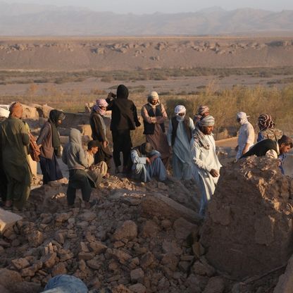 ارتفاع عدد ضحايا الزلازل بأفغانستان لـ2445.. ومطالب بدعم طبي وغذائي