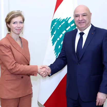 عون لمستشارة ماكرون: التفاوض والدعم الدولي السبيل الوحيد لاستقرار لبنان وحماية الجنوب