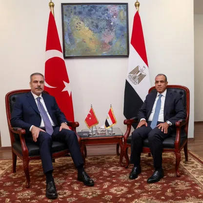 مباحثات مصرية تركية في أنقرة لبحث المراحل التالية من اتفاق غزة