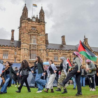 احتجاجات دعم فلسطين تنتقل من جامعات أميركا إلى أستراليا