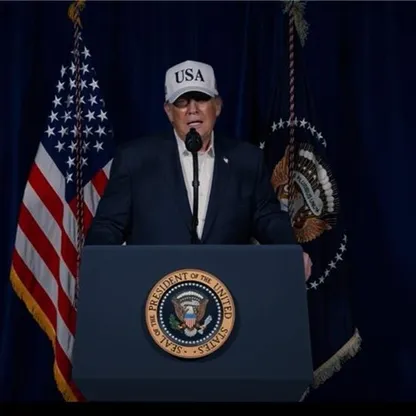 ترمب يعلن بدء الحرب على إيران: سندمر صواريخهم ونبيد أسطولهم البحري