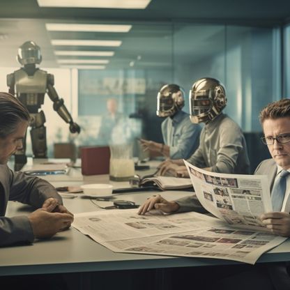 هل ينجح الذكاء الاصطناعي في التفوق على الصحافيين؟