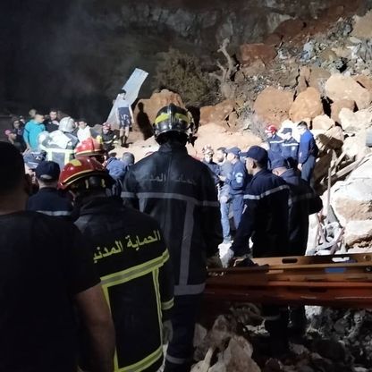 الجزائر.. انهيار أرضي يودي بحياة 4 أشخاص بولاية وهران