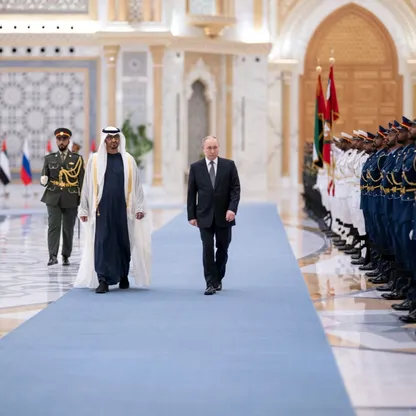 محمد بن زايد وبوتين يبحثان حرب غزة والوضع في أوكرانيا