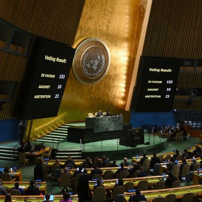 الجمعية العامة للأمم المتحدة تطالب بوقف فوري للنار في غزة.. وفلسطين: يوم تاريخي