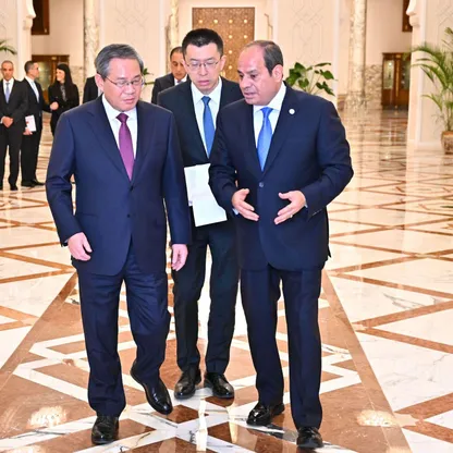 مصر والصين تشددان على ضرورة تثبيت اتفاق وقف النار بين إسرائيل وإيران