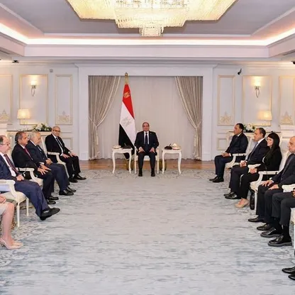 السيسي يستقبل نواف سلام ويشيد بجهود الحكومة اللبنانية في السيطرة على أراضي البلاد