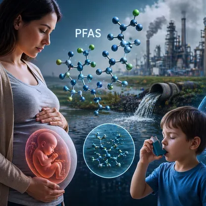 التعرض للمركبات الصناعية أثناء الحمل يزيد خطر إصابة الأطفال بالربو