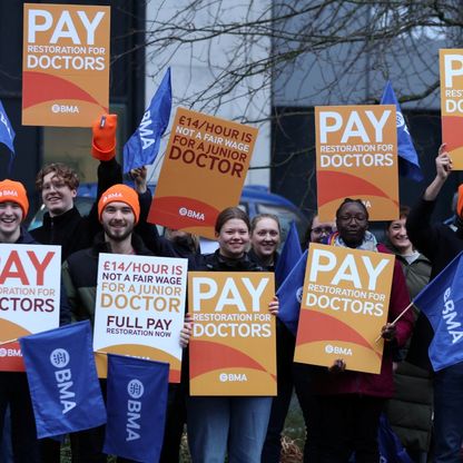 إضراب جديد للأطباء المبتدئين في بريطانيا