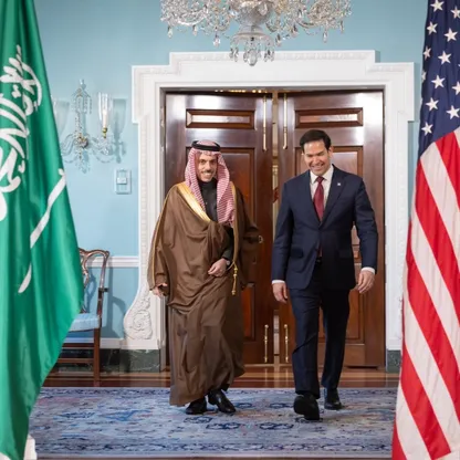 وزيرا خارجية السعودية وأميركا يبحثان في واشنطن قضايا المنطقة وحرب أوكرانيا