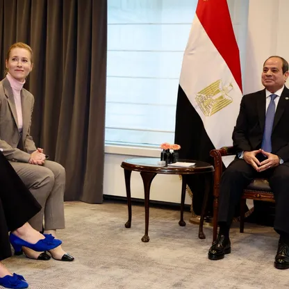 مصر والاتحاد الأوروبي يبحثان آليات تنفيذ اتفاق وقف إطلاق النار في غزة