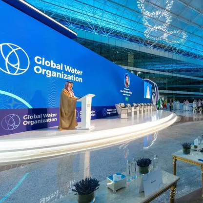 المنظمة العالمية للمياه توقع ميثاقها وتدُشن أعمالها من الرياض