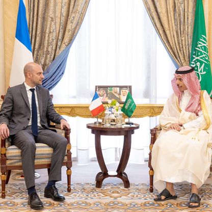 وزير الخارجية السعودي يبحث تطورات غزة مع نظيره الفرنسي في الرياض