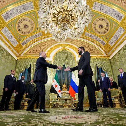 الكرملين يعلن أجندة محادثات بوتين والشرع المرتقبة في موسكو