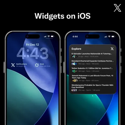 بعد الكشف عنها في 2020.. إكس تتيح "Widgets" على آيفون
