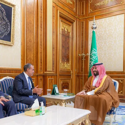 ولي العهد السعودي يتسلم رسالة خطية للملك سلمان من الرئيس المصري
