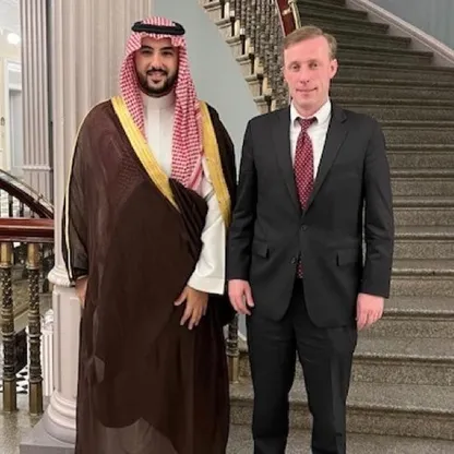 وزير الدفاع السعودي في واشنطن.. تأكيد على وقف إطلاق النار في غزة واستعادة "مسار السلام"