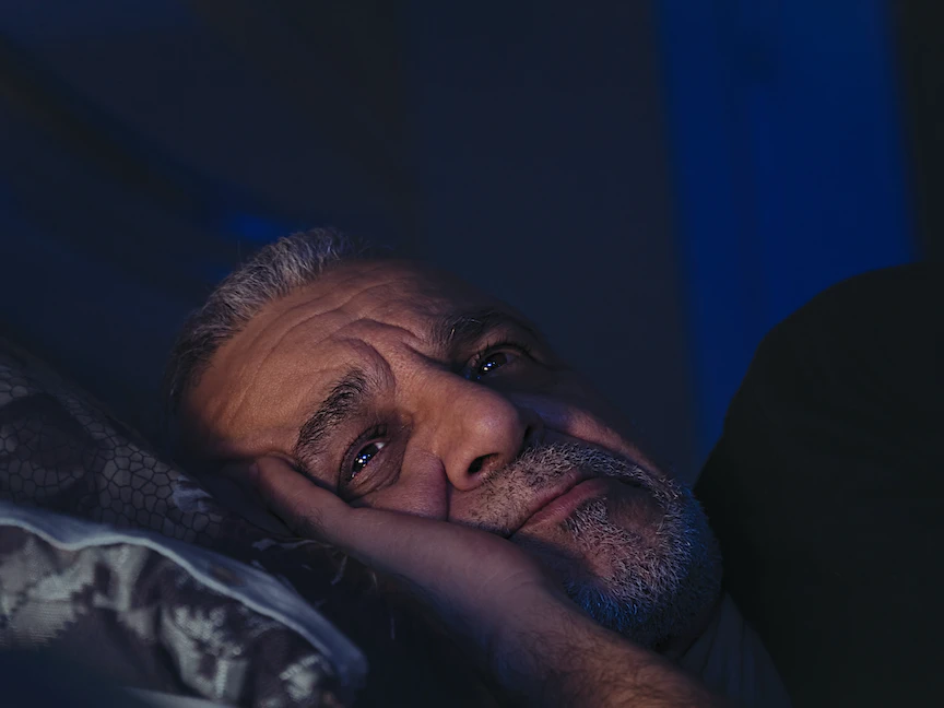 صورة تعبيرية لرجل يعاني من الأرق - Getty